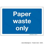 Paper Waste Only - 56382
