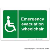 Emergency Evacuation Wheelchair - 20143