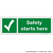 Safety Starts Here - 20302 image