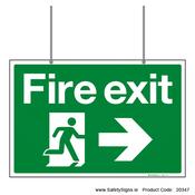 Fire Exit SG101 Arrow Left or Right - Suspending - 20347 image