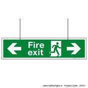 Fire Exit SG102 Arrow Left and Right - Suspending - 20351 image