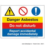 Asbestos - Do not Disturb - 26037