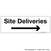 Site Deliveries - Arrow Right - 26087 image