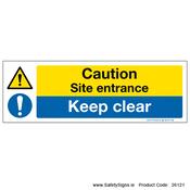 Site Entrance Keep Clear - 26121 image