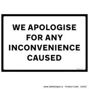 Apologise for any Inconvenience - 24262 image
