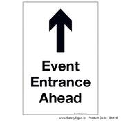 Event Entrance Ahead - Arrow Up - 24310 image