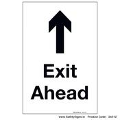 Exit Ahead - Arrow Up - 24312 image