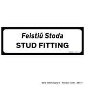 Supplementary Plate - Stud Fitting - P082 - 24331