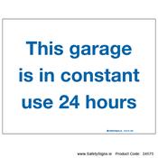 Garage in Constant use 24 hours - 24575