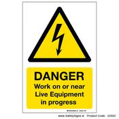Work on Live Equipment in progress - 22602 image