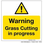 Grass Cutting in Progress - 22684 image