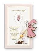 Metal Baby Brooch Guardian Angel Girl