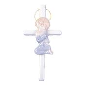 Ceramic Baby Cross - Boy