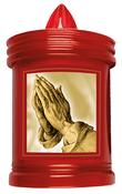 Battery Grave Light Praying Hands