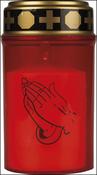 Battery Memorial Light Praying Hands Red
