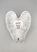Sister White and Silver Angel Wings Stone.