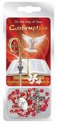 Confirmation Rosary &amp;amp; Prayer Card - Ruby image