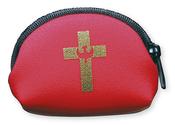Confirmation Rosary Purse Red