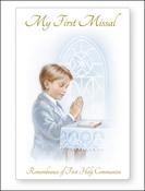 First Communion Book Paper Back Boy