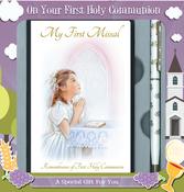 First Communion Gift Set Girl With Book Set &amp;amp; Pen