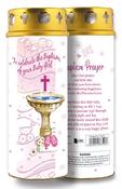 Christening Candle Baby Girl