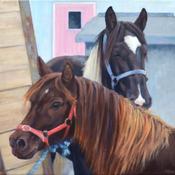 ponies, fair day | Sara Hodson Fine Art image