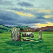 Knockawaddra stone circle SOLD | Sara Hodson Fine Art