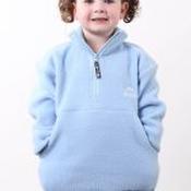 Blue Sophie Kids Half Zip Fleece ( small fit , size up ) - 11-12YRS image