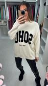 Beige Soho Sweatshirt - Sassy Dresses