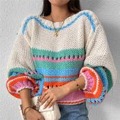 Stripe Rainbow Jumper - Sassy Dresses