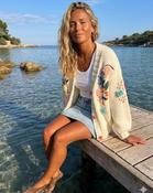 Daisy Chunky Floral Cardigan - Sassy Dresses image