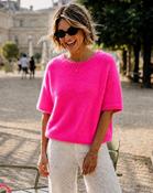 Alpaca Blend Sydney Neon Pink Knit - Sassy Dresses