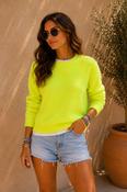 Gigi Neon yellow Alpaca Knit - Sassy Dresses