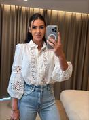 Daisy Lace Cotton blouse - Sassy Dresses
