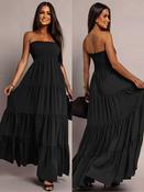 Miami Black Summer strapless dress - Sassy Dresses image