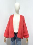 Sara Coral Mohair Cardigan - Sassy Dresses