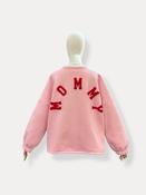 Pink Cotton Sweatshirt with Red Mommy ( Due in thu) - Sassy Dresses image