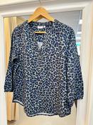 Navy Leo Blouse image