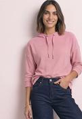 Pink Sweatshirt 3/4 Sleeve Pink