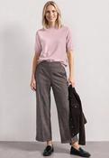 Wide Leg Check Trouser
