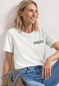 Short Sleeve Top With Navy Detail image