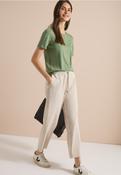 Barrel Leg Pants Cashmere Beige