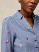 Blue Emroidered Annie Shirt image
