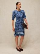 Olivia Jersey Dress Blue image