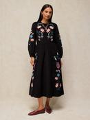 Wren Embroidered Cord Dress image