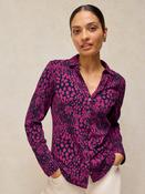 Annie Jersey Shirt Magenta Print image