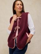 Borg Tie Front Gilet image