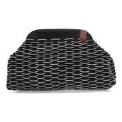 Ripple Clutch Bag Black White image