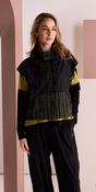 Drawstring Neckline top Stripe Pocket image