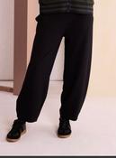 Balloon Shape Trouser With Darts at Hem image